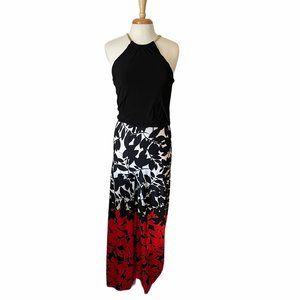 Hot in Hollywood Halter top wide leg Boho Jumpsuit